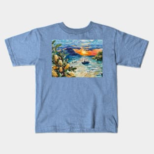 The Sun Rises Kids T-Shirt